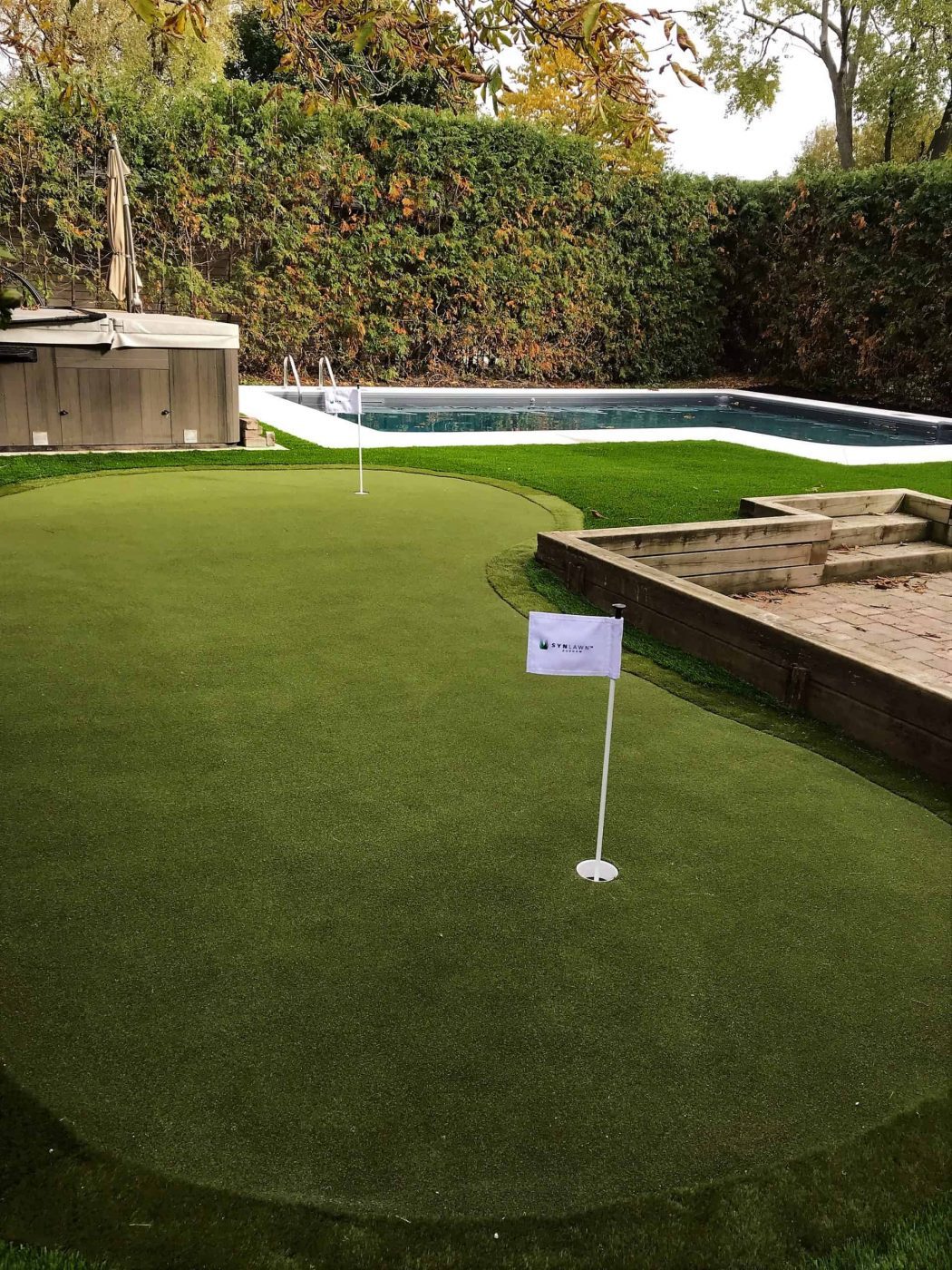 Whitby Backyard lawn golf and pool scaled