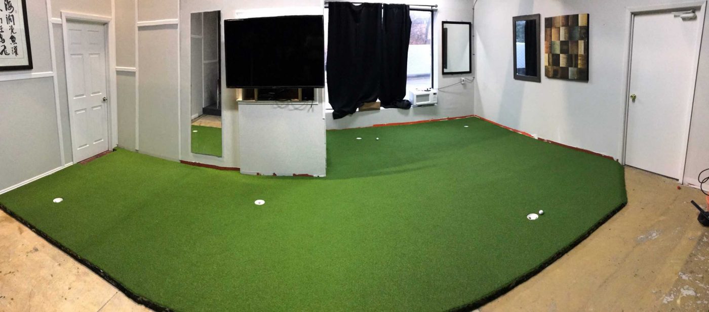 Indoor Golf Install